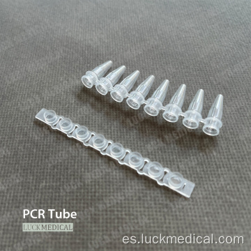 PCR 8 tiras de tubo 0.2 ml
